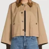 Sarah Rafferty TV Series My Life with the Walter Boys 2026 Katherine Walter Beige Cropped Jacket Front