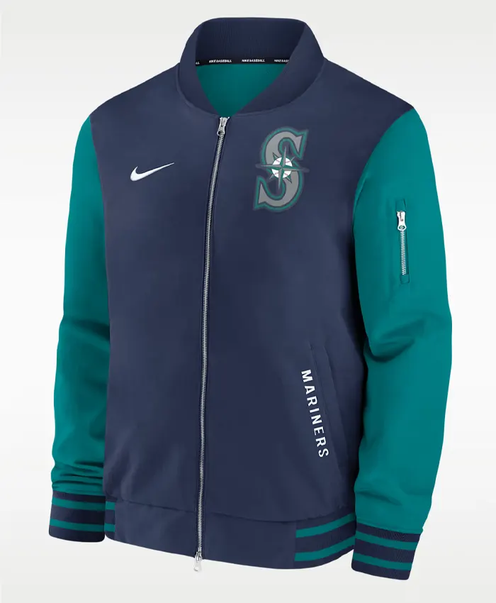 Seattle Mariners Dugout Nike Bomber Jacket
