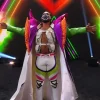 Seth Rollins WWE SummerSlam 2026 Minnesota Colorblock Satin Wide Collar Entrance Coat