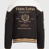 Shop 2026 F1 Ayrton Senna x Lotus Oversized Cotton Varsity Jacket On Sale