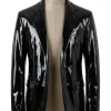 Shop 2028 Black Panther 3 David Jonsson Black Leather Blazer