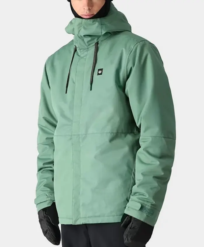 Shop 686 Men's Foundation Insulated Ski Snowboard Hooded Cypress Green Jacket