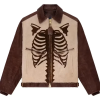 Shop Aimé Leon Dore x Porsche Bones Leather Bomber Jacket On Sale