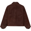 Shop Aimé Leon Dore x Porsche Bones Leather Bomber Jacket On Sale Back View