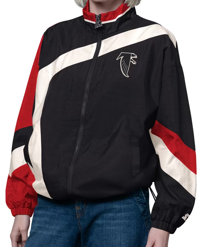 Shop-Atlanta-Falcons-Starter-Black-Red-Vintage-Windbreaker-Jacket-For-Womens