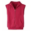 Shop Coachella 2026 Justin Bieber Newport Red Hooded Vest