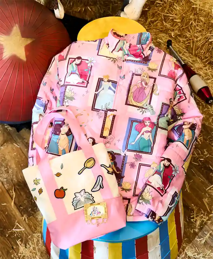 Shop Limited Edition D23 BoxLunch Pink Disney Princess Puffer Jacket for Women