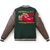 Shop Disney x Formula 1 Lightning McQueen Varsity Jacket For Men And Women