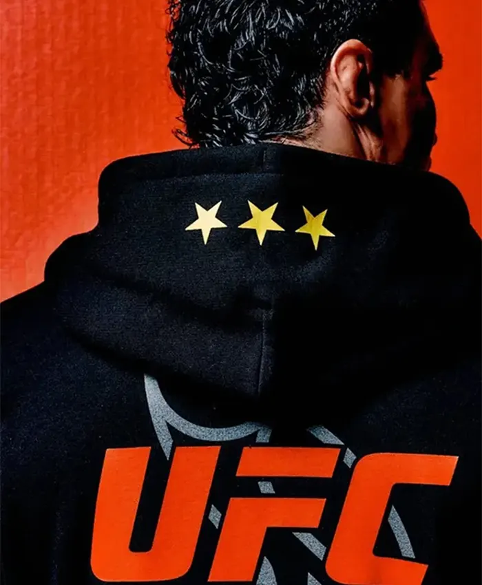 Shop Drake’s OVO x UFC 2026 Capsule Collection Black Fleece Hooded Jacket