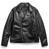 Shop Foundation 1997 WWE Bret Hart Hitman Hart Black Biker Leather Jacket On Sale