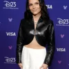 Shop Inde Navarrette D23 Entertainment Showcase Black Cropped Jacket For Sale