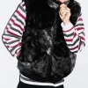 Shop Men's Supreme Fur Windstopper Vest In Black