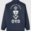 Shop OVO University of Toronto Coaches Full Snap Jacket In Navy