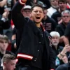Shop Patrick Mahomes Houston v Texas Tech Black Bomber Jacket Back