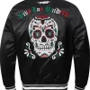 Pro Standard Viva Los Raiders Sugar Skull Satin Jacket