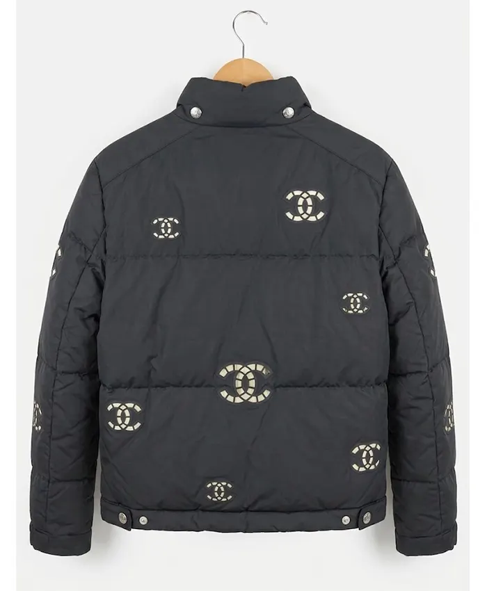 Shop Rare Chanel Black Puffer Jacket at Discounted Price