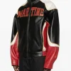 Shop Rihanna A$AP Rocky 2026 Martine Rose Superbowl Leather Jacket Front View