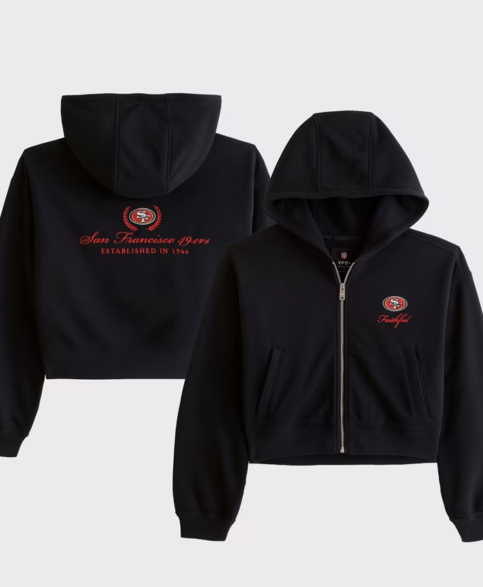 Shop-Womens-Abercrombie-Fitch-Black-San-Francisco-YPB-On-The-Go-6AM-Full-Zip-Hoodie