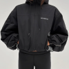 Shop Women's MR Winston Black Spray Jacket With Hood