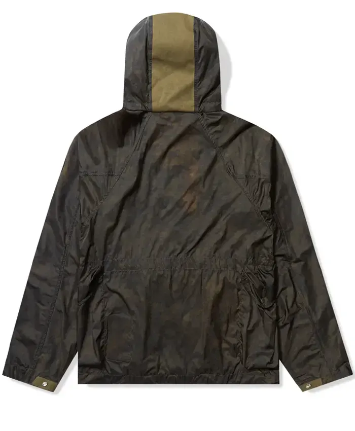 Singer Liam Gallagher Oasis Tour 2025 Olive Green Jacket Back