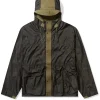 Singer Liam Gallagher Oasis Tour 2025 Olive Green Jacket Front