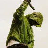 Skepta Reading Festival Stone Island Hooded Green Rain Jacket For Sale