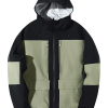 Snowboard-Womens-Color-Block-Mountain-Hooded-Jacket