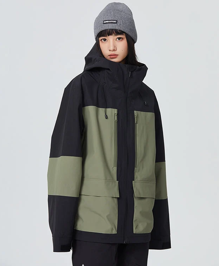Snowboard-Womens-Color-Block-Mountain-Jacket