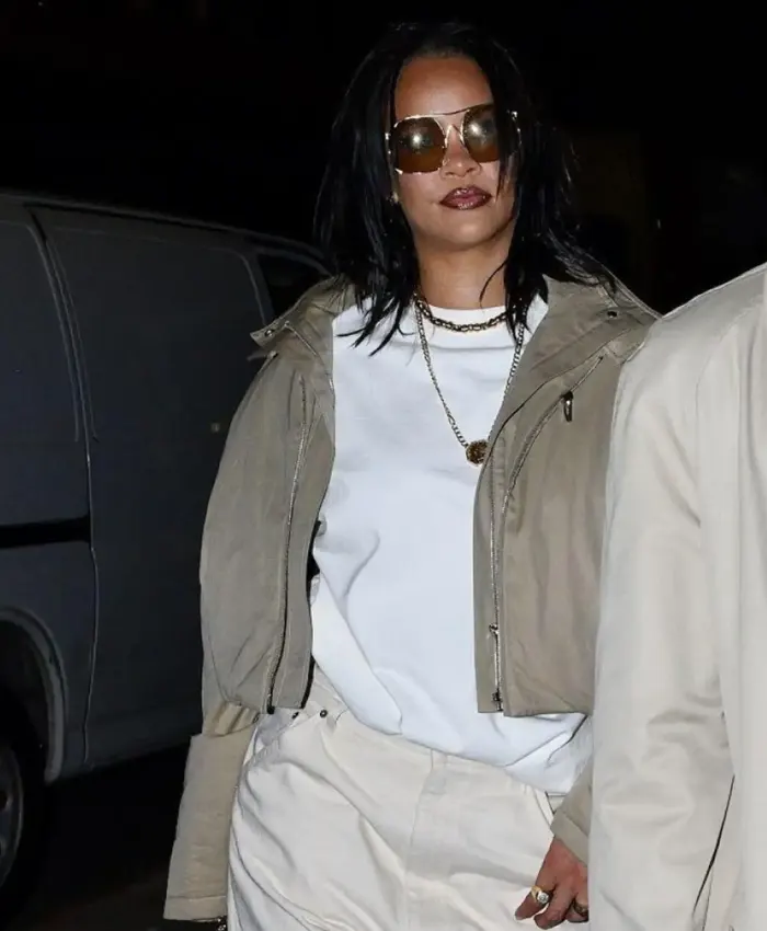 SoHo NYC 2026 Rihanna Beige Jacket