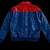 Spider-Man Leather Bomber Jacket Back