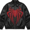 Spider-Man Oversized Leather Jacket
