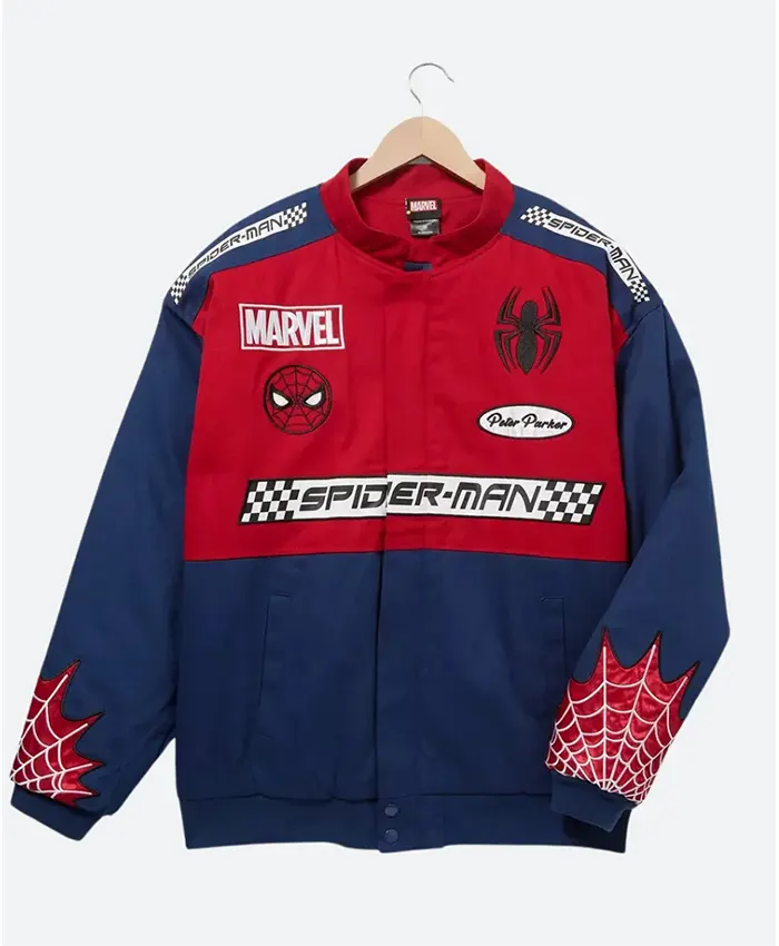 Spider Man Peter Parker Racing Jacket
