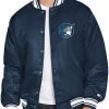 Starter Minnesota Lynx Navy Satin Varsity Jacket Men