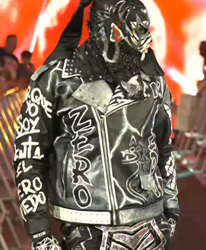 Summerslam 2026 PENTA Zero Miedo Black Biker Jacket