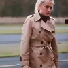 Sunny Movie The Get Out 2026 Teresa Palmer Beige Cotton Coat