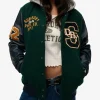 Superdry Oversized Hooded College Patched Bomber Jacket