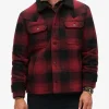 Superdry Red Plaid Men's Jacket
