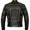 Superhero X-Men Wolverine Black Leather Cosplay Jacket