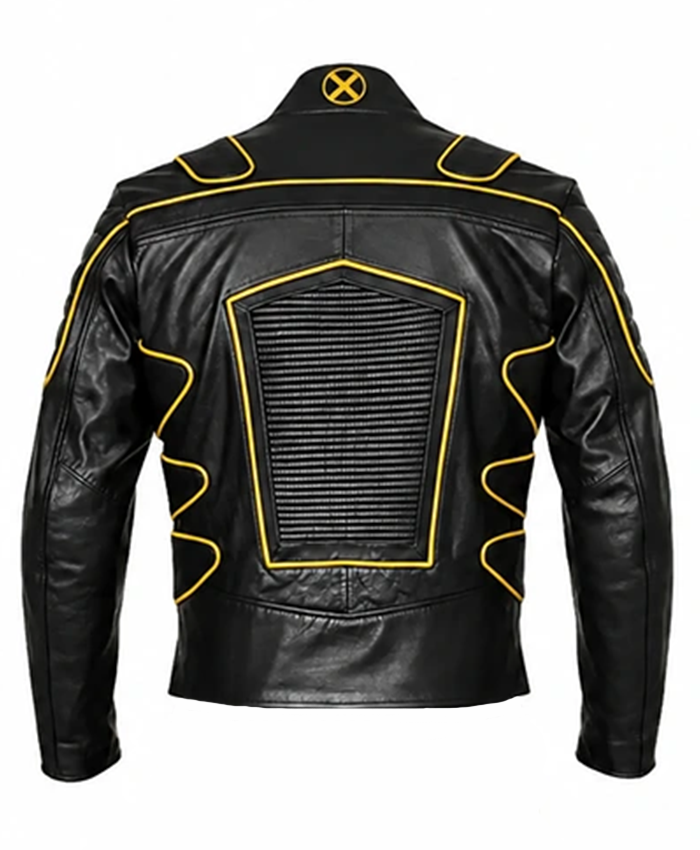 Superhero X-Men Wolverine Black Leather Cosplay Jacket