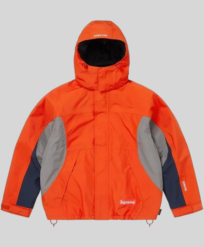 Supreme-Fall-Winter-Collection-2026-AOI-GORE-TEX-Orange-Hooded-Jacket-front-view