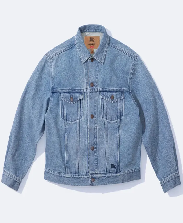 Supreme x Burberry Denim Trucker Jacket