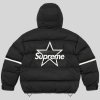 Supreme x Vanson Leathers Black Cordura Down Puffer Jacket