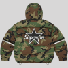 Supreme x Vanson Leathers Woodland Camo Cordura Down Hooded Jacket Back