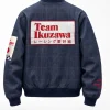 TEAM IKUZAWA 45th Anniversary Bomber Jacket Navy Blue Back