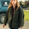 TV Series My Life With The Walter Boys S03 Sarah Rafferty Waxed Cotton Jacket Front