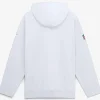 Tampa Bay Buccaneers Nike Sideline Anorak Half-Zip Hooded White Jacket Back