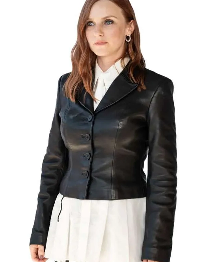 Ted Lasso S04 Premiere Faye Marsay Leather Jacket