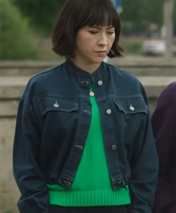 The Chelsea Detective S04 DS Layla Walsh Blue Cropped Jacket