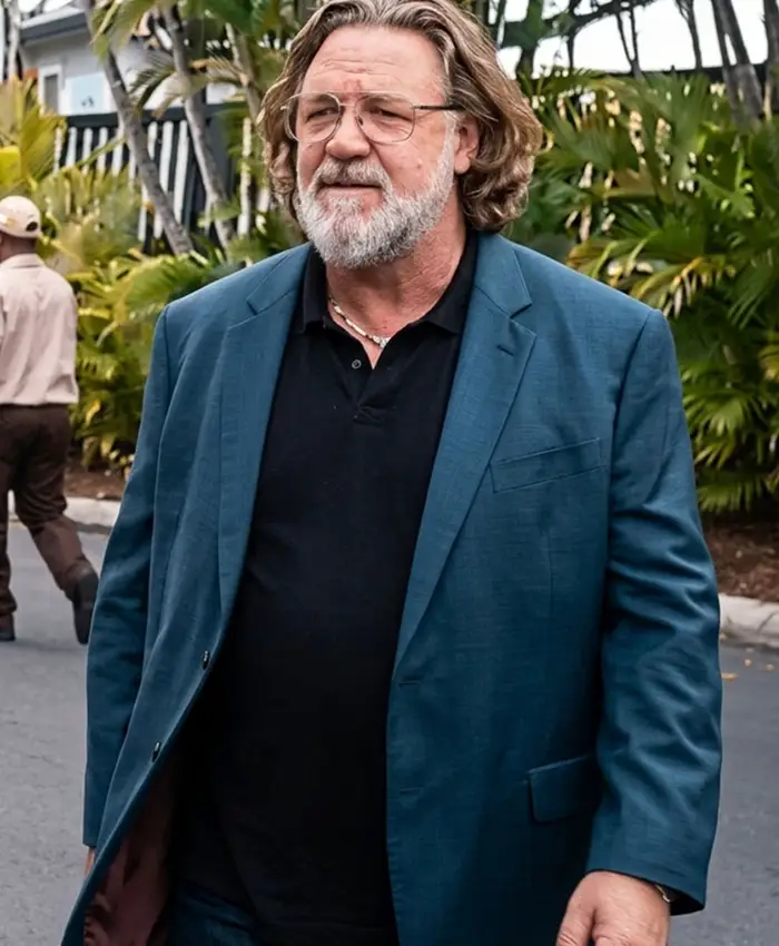 The Get Out Russell Crowe Blue Blazer