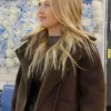The McBee Dynasty S03 Masha Petrova Suede Shearling Jacket